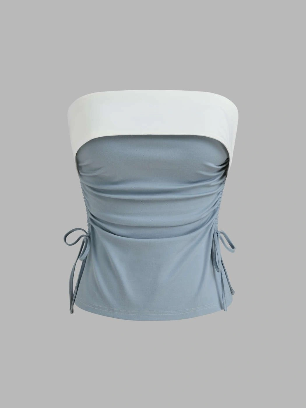 Dual Tone Sleeveless Knit Top